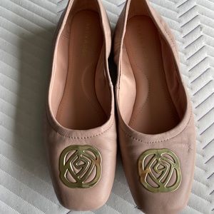 Taryn Rose Rosie Nappa Leather Flats - Size 5.5